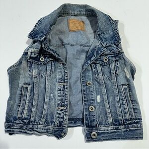 Amethyst Jeans Blue Denim Vest